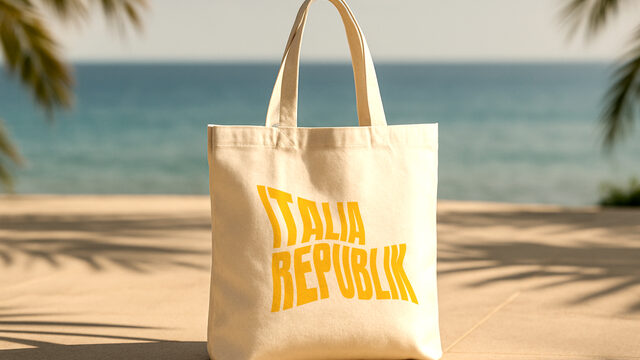 Bolsa del festival amarilla