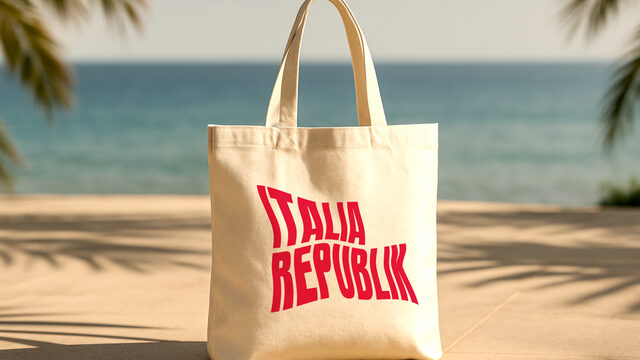 Bolsa del festival roja