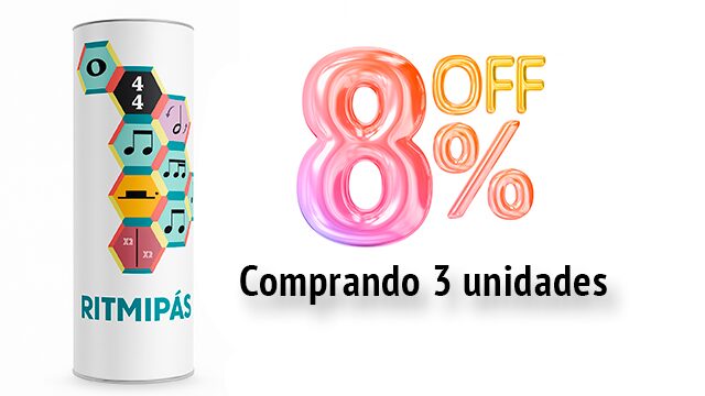 Ritmipás - 3 unidades