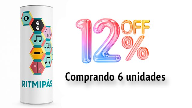 Ritmipás - 6 unidades