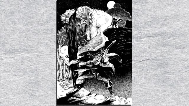 Original Ernesto Priego "Los monstruos acechan"