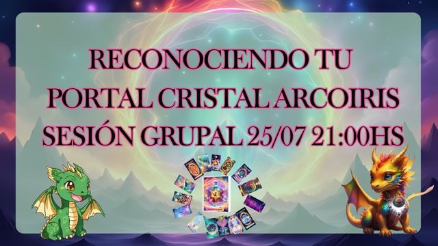 RECONOCIENDO TU PORTAL CRISTAL ARCOIRIS