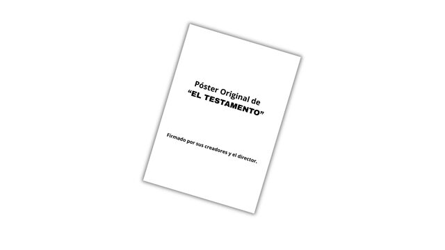 PÓSTER ORIGINAL FIRMADO