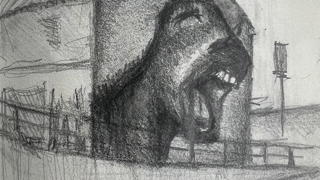 Boceto Original Rafita (mural del burro d'horta nord)