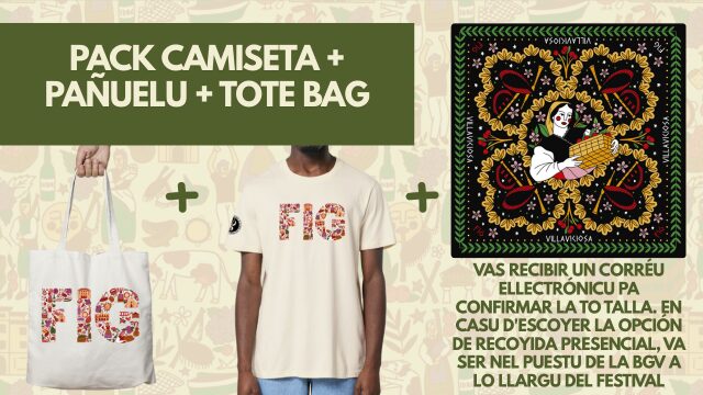 PACK Camiseta + Pañuelo + Tote Exclusivo Edición XVIII FIG