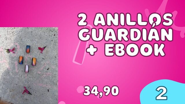 2 Anillo Guardián 18 milímetros diámetro interior y ebook con el método