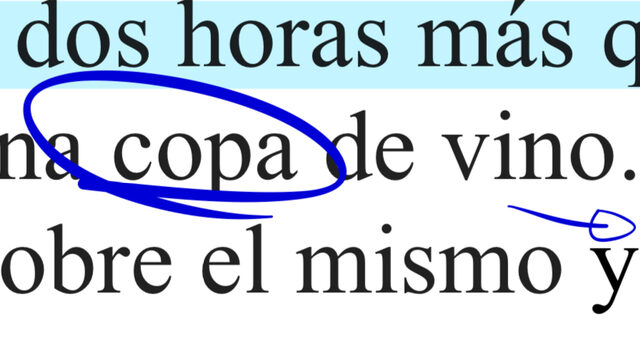 Copa de vino.