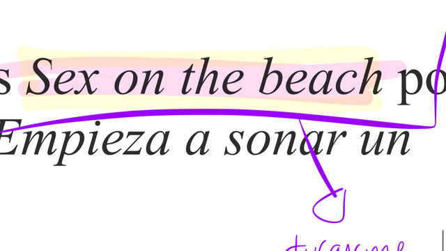 Sex on the beach
