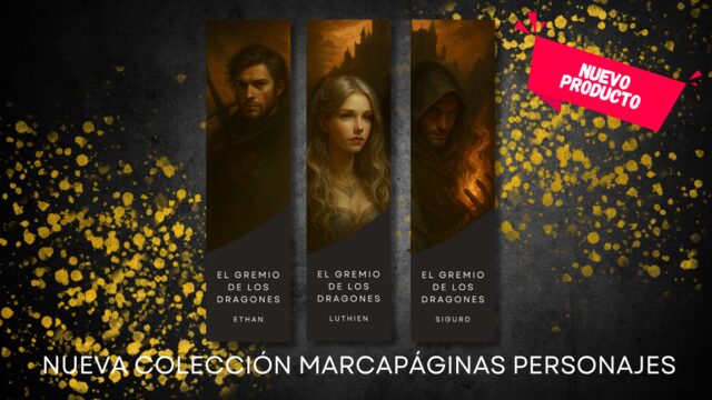 🔓 Colección Marcapáginas – Héroes del Gremio