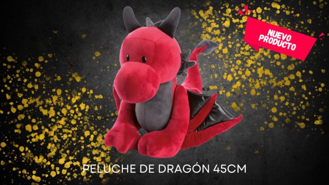 🔓 Peluche de Dragón Rojo – Guardián del Gremio