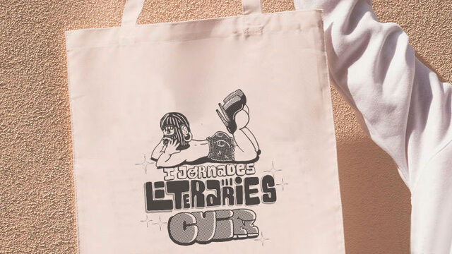 Básico - Bolsa de tela con ilustración de Tropidelia