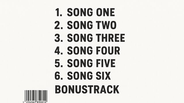Crea un Bonustrack en mi EP