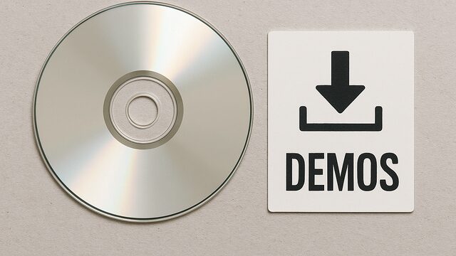 CD físico firmado + demos
