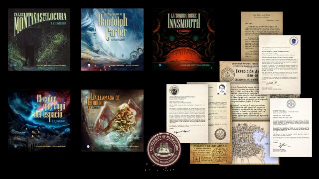 Pack completo colección Lovecraft ilustrado