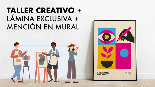 ✅  Vive el arte: Taller Creativo + Lámina exclusiva