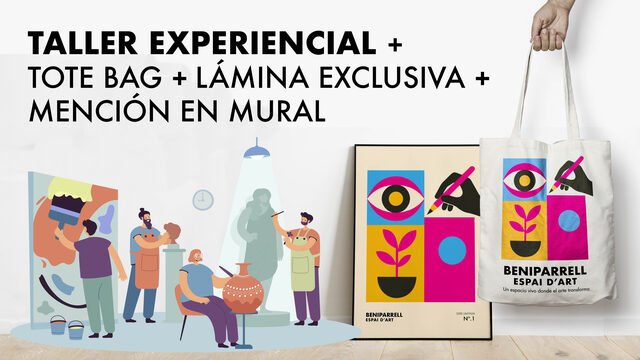 🏰 Pack experiencia completa: Taller experiencial + Tote Bag + Lámina exclusiva