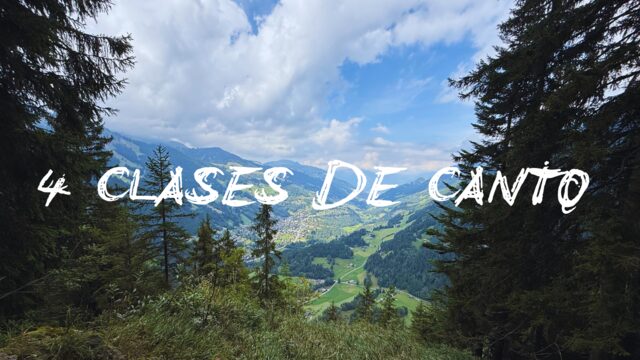 Pack 4 clases de canto