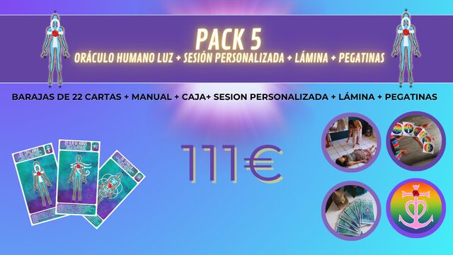 ORÁCULO HUMANO LUZ + SESIÓN PERSONALIZADA + LÁMINA + ORÁCULO