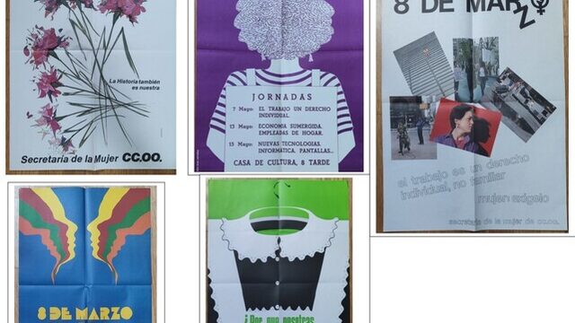 De la humillación hacia la liberación de las mujeres y 5 carteles CCOO