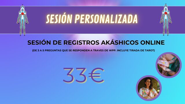 SESIÓN DE REGISTROS AKASHICOS ONLINE