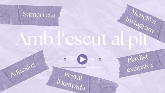 Amb l'escut al pit