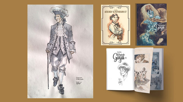 Cómic dedicado + así se hizo + Ilustración original (Casanova)