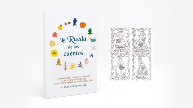 La Rueda de los cuentos + mujer de 7 pies (descargable) + envío