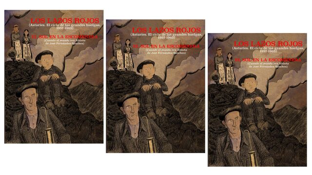 Dos cómics LAZOS ROJOS + Un cómic LAS HOGUERAS.
