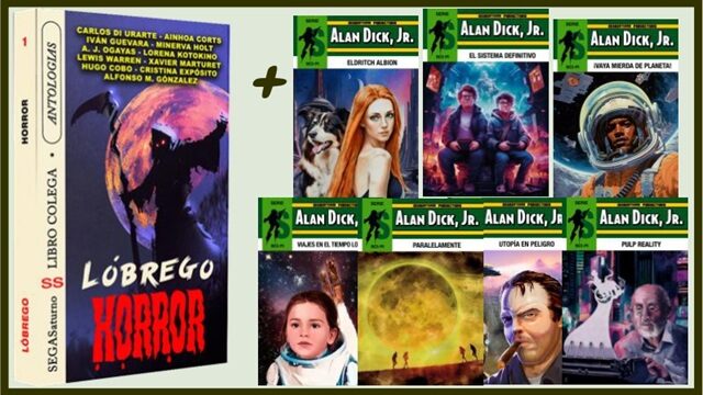 "Cosmos Tenebroso" - Lóbrego + 7 bolsilibros