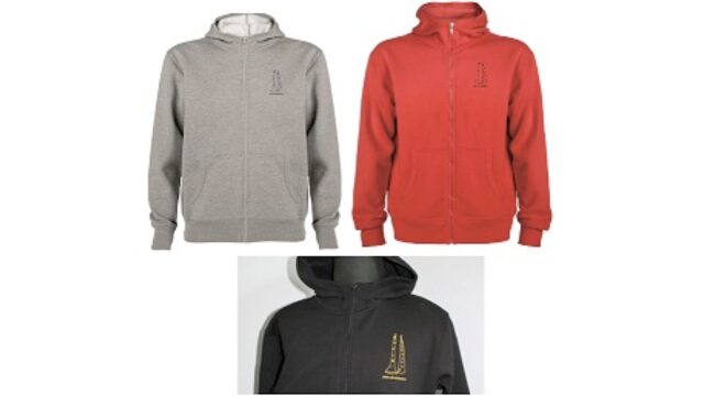 Sudadera de manga larga con logo discreto Aires y con capucha