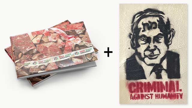 📕 🖼️ Pack One Copy of the Book + A2 Stencil Spray Poster