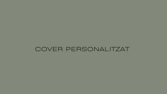 Cover personalizado.