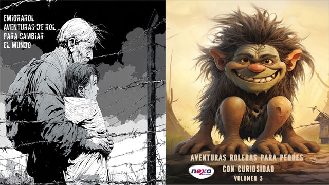 Un libro de Emigrarol y un libro de Aventuras roleras para peques con curiosidad 3