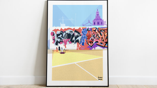 Lámina exclusiva Sevilla 85_05 x Ferrera Ledesma A3