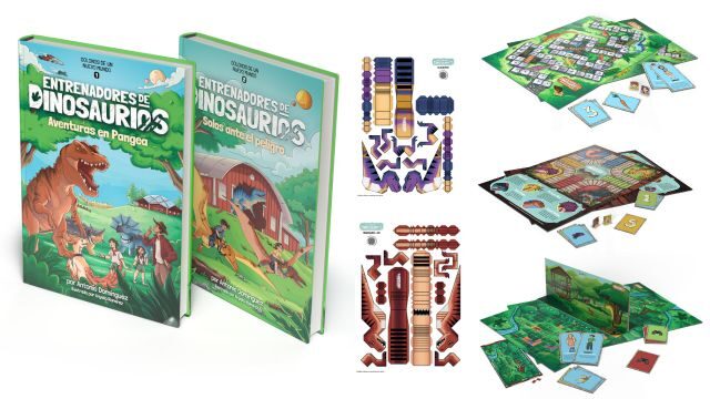 Entrenadores de dinosaurios. Pack velocirraptor.