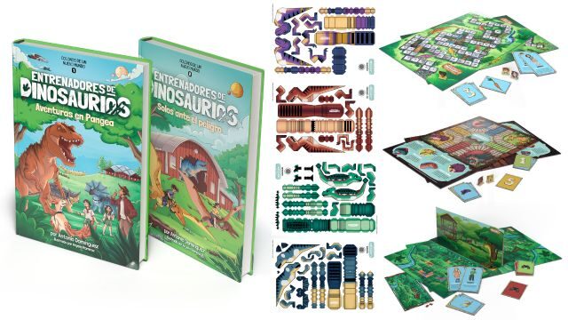 Entrenadores de dinosaurios. Pack tiranosaurio.