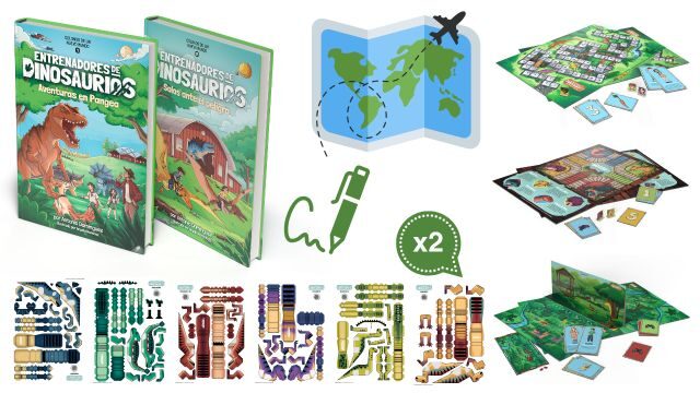 Entrenadores de dinosaurios. Pack carnotaurus.