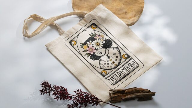 Pack tote bag color natural