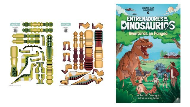 Entrenador de dinosaurios. Pack microraptor.