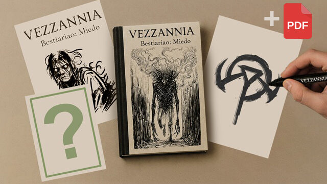 Pack ritual maestro: Libro + Sketch de criatura + Dibujo símbolo + ficha + PDF