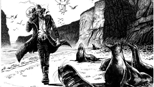 Lobo de mar Ernesto Priego 1 (Original)