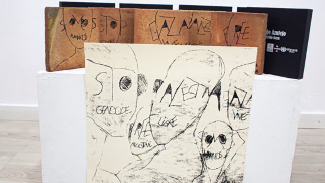 Los 5 Azulejos + 1 serigrafía de la pintura original 50 x 50 cm (ed. limitada de 50 ejemplares) 