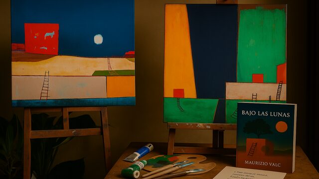 Zafiro - Obra original del proceso (40×60 cm aprox.)