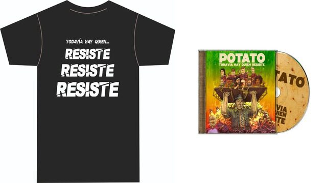 PAQUETE ESPECIAL CAMISETA MAS CD TODAVIA HAY QUIEN RESISTE