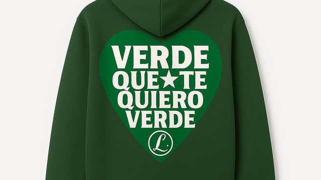 Sudadera “Verde corazón”