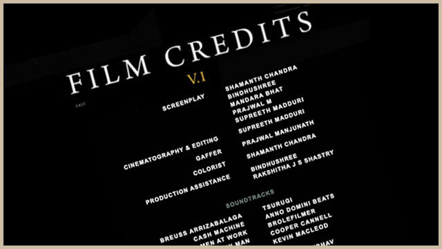 Tu Nombre o Logotipo en nuestros Créditos.