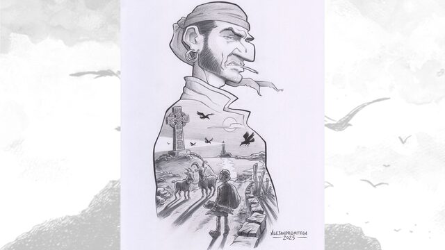 Lobo de mar Alejandro Ortega (Original)