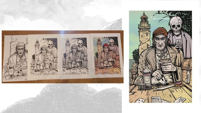 Lobo de mar Miguel Almagro (Original)