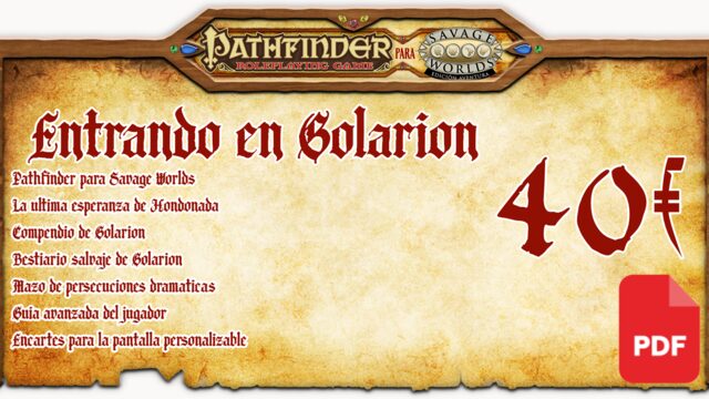 Entrando en Golarion digital