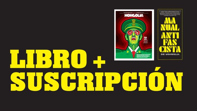 Libro: Manual antifascista + suscripción combinada